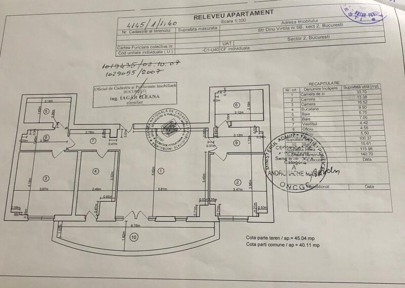 Floreasca, 2010 Residential Central Park, 3 camere 141 mp, 2 Bai, Parcare